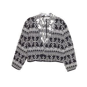 Vintage Flashback Southwestern Aztec Tapestry Jacket